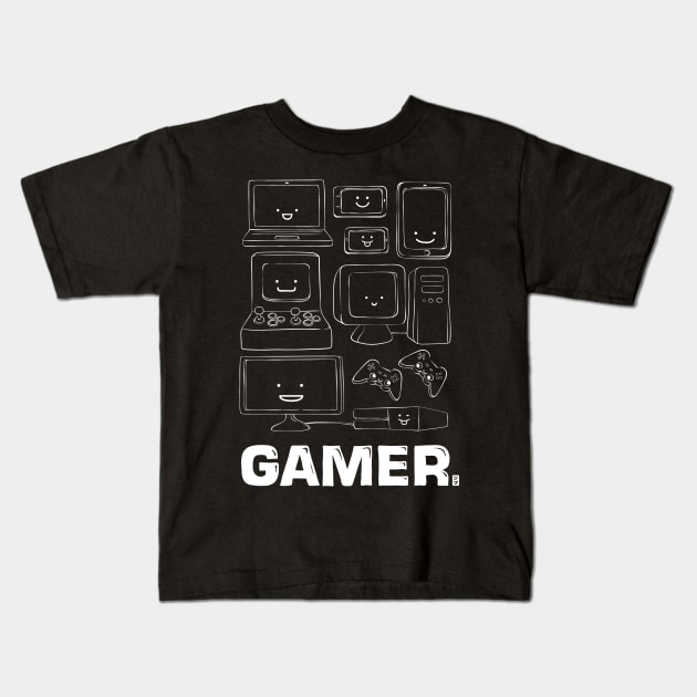 I am a gamer Kids T-Shirt by geep44